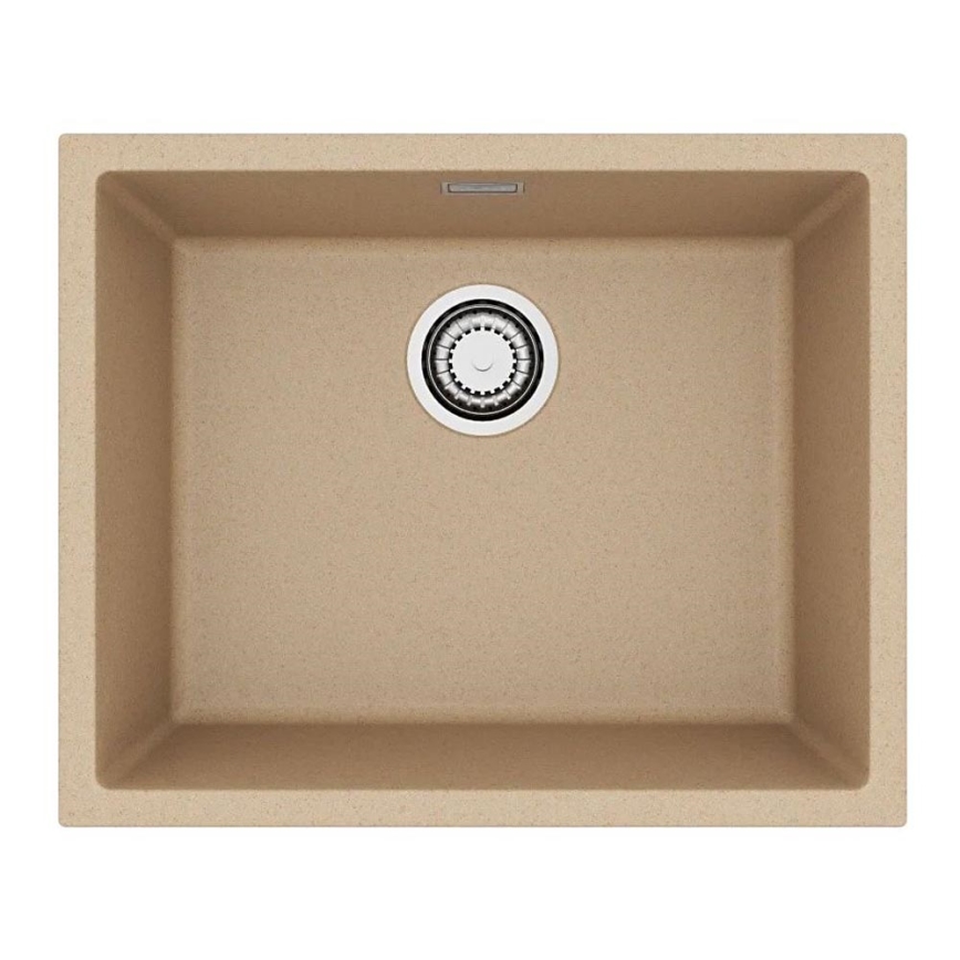 ALVEUS 1150054 - Lava-loiça de cozinha OMNI 55x45 cm granito/bege