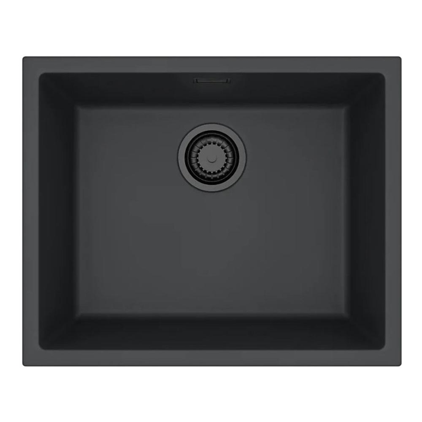 ALVEUS 1150057 - Lava-loiça de cozinha OMNI 55x45 cm granito/preto