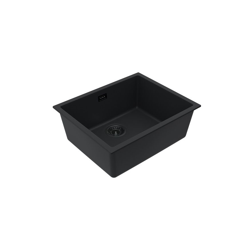ALVEUS 1150057 - Lava-loiça de cozinha OMNI 55x45 cm granito/preto