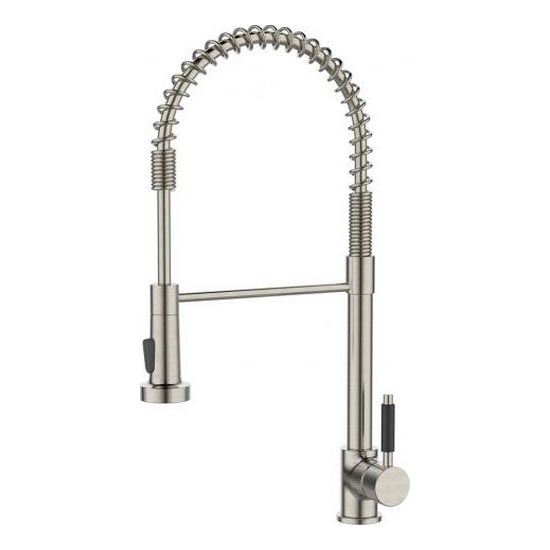 ALVEUS 1150886 - Torneira para lava-loiça com braço flexível com pulverizador URBAN 47,1 cm aço inoxidável