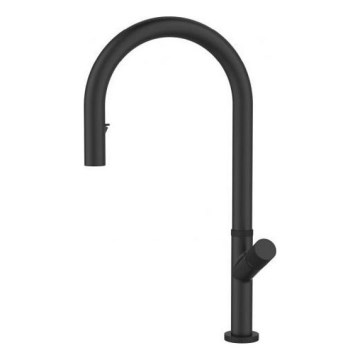 ALVEUS 1150908 - Torneira de lavatório com pulverizador extensível SWAN 44,9 cm preto