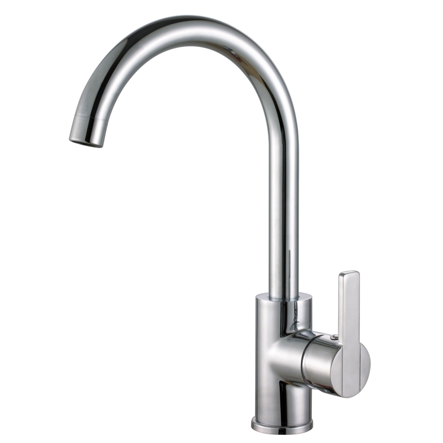 ALVEUS SET0026 - Lava-vasos de cozinha LINE 79x50 cm + torneira TONIA 29,5 cm satin/brilhante cromado