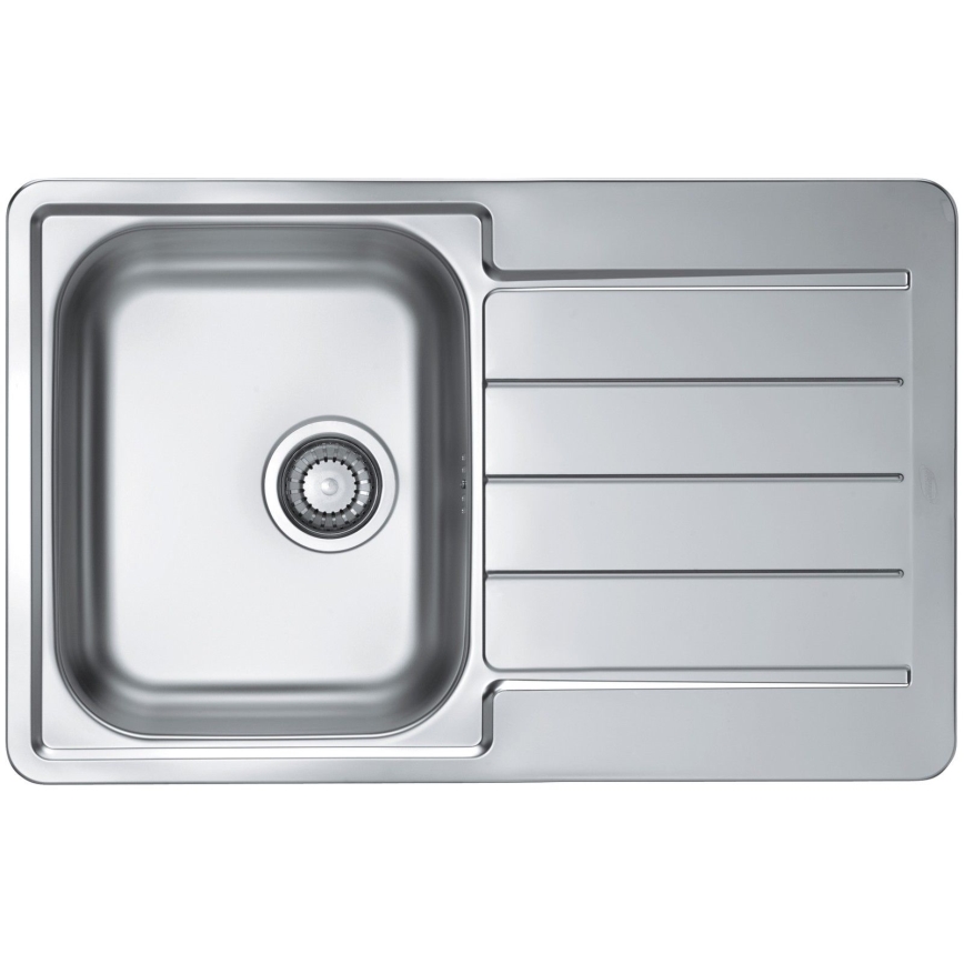 ALVEUS SET0026 - Lava-loiças LINE 79x50 cm + Misturador para lava-loiças TONIA 29,5 cm cromado acetinado/brilhante