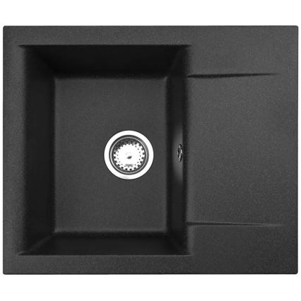 ALVEUS SETA23197 - Pia CADIT 59x50 cm + misturador de braço flexível MINTAS 34 cm granito/preto fosco