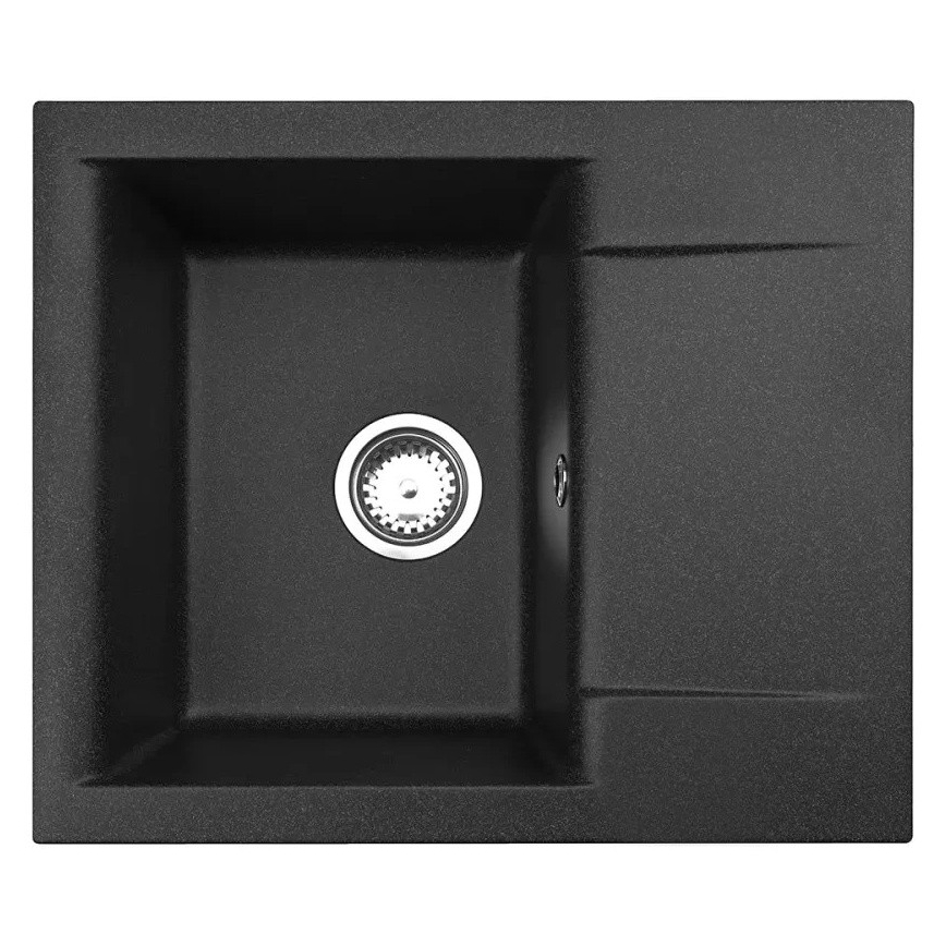 ALVEUS SETA23197 - Pia CADIT 59x50 cm + misturador de braço flexível MINTAS 34 cm granito/preto fosco