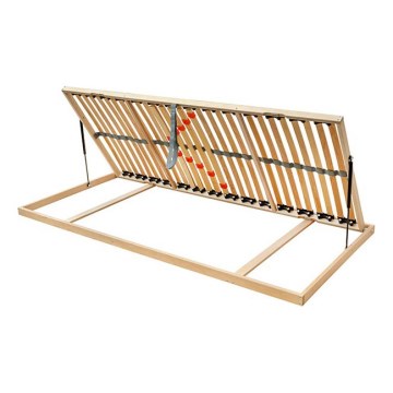 Ambiamo - Estrado de ripas flexível com inclinação lateral do pistão ODENSE 200x90 cm direita
