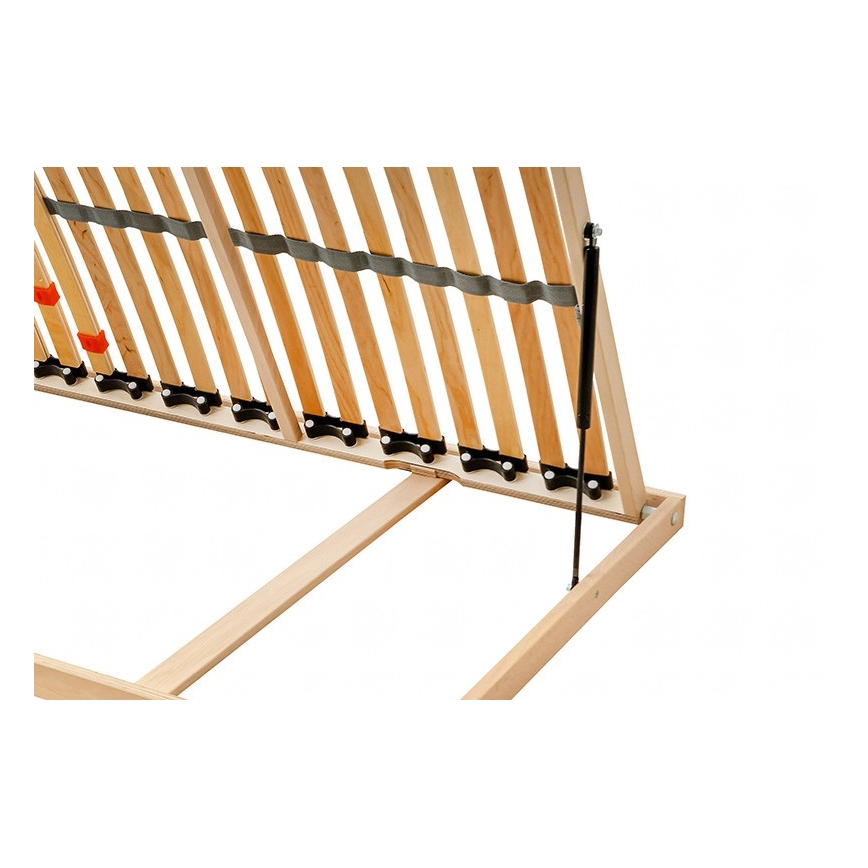 Ambiamo - Estrado de ripas flexível com inclinação lateral do pistão ODENSE 200x90 cm direita