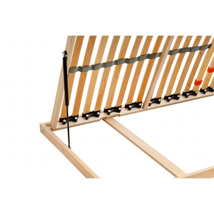 Ambiamo - Estrado de ripas flexível com inclinação lateral do pistão ODENSE 200x90 cm esquerda