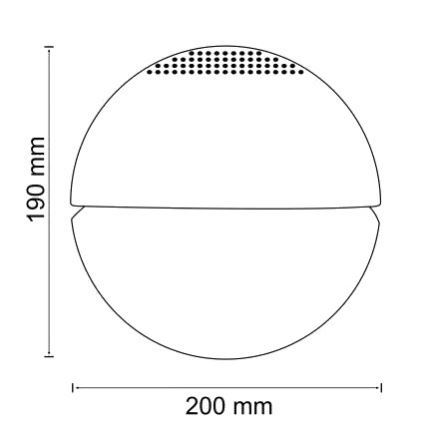 Ambientador LED RGB ORBIT 1,1l 14W/230V