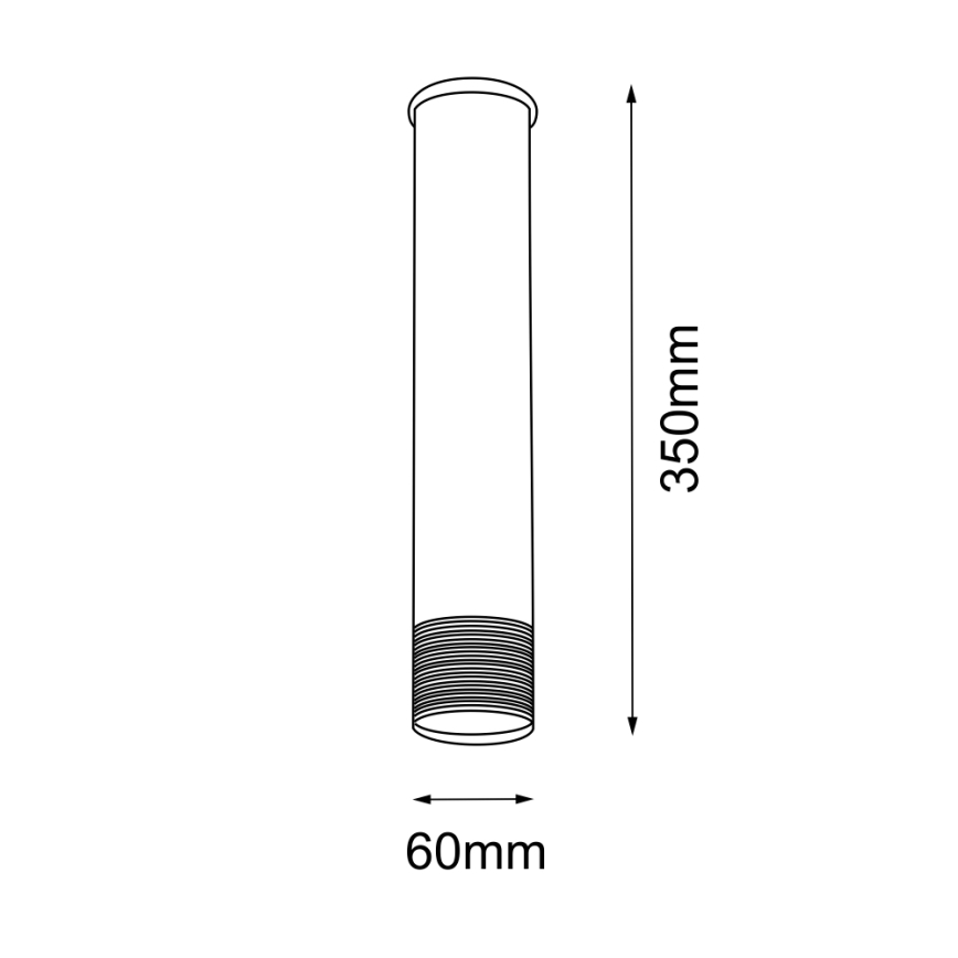 Amplex - Spot direcionável 1xGU10/10W/230V branco/dourado