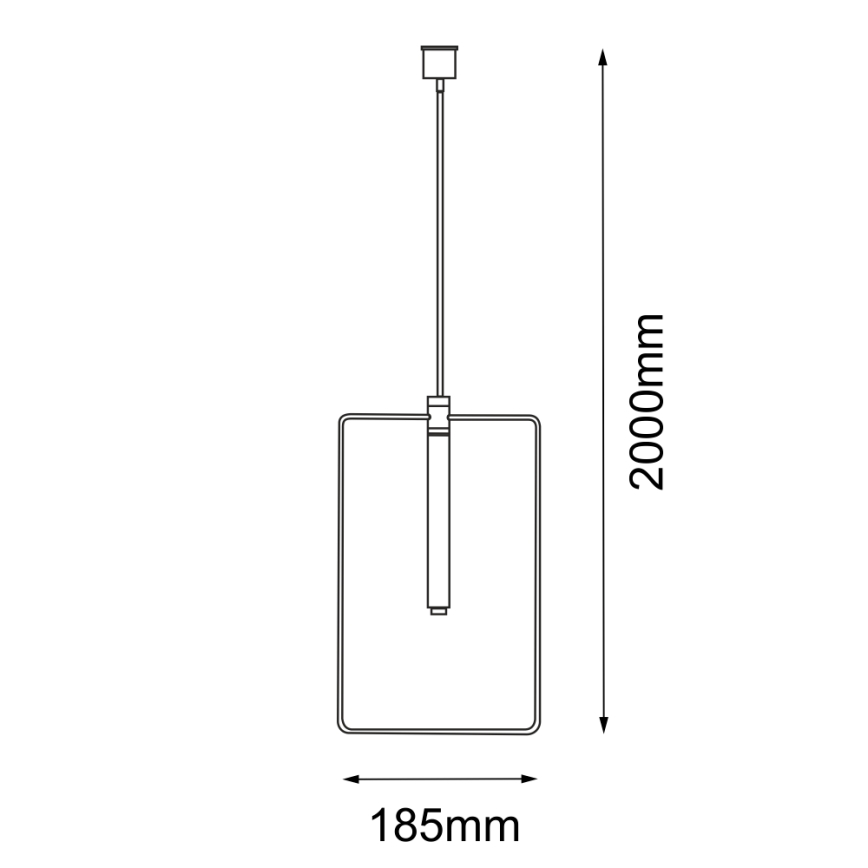 Amplex - Candelabro suspenso 1xG9/10W/230V