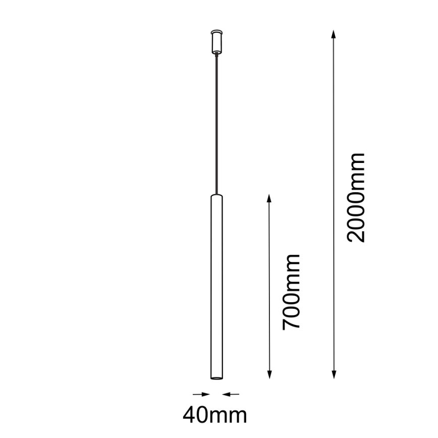 Amplex - Candelabro suspenso 1xGU10-MR11/15W/230V preto/latão