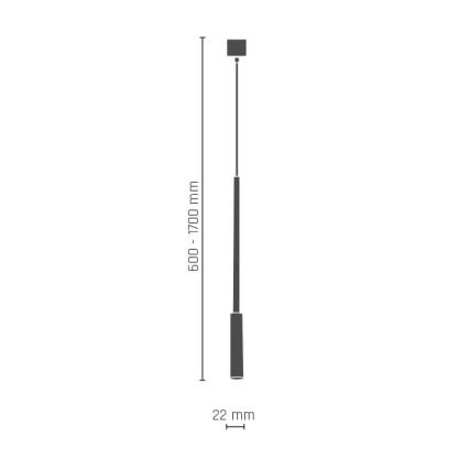 Amplex - Candelabro suspenso 1xG9/10W/230V