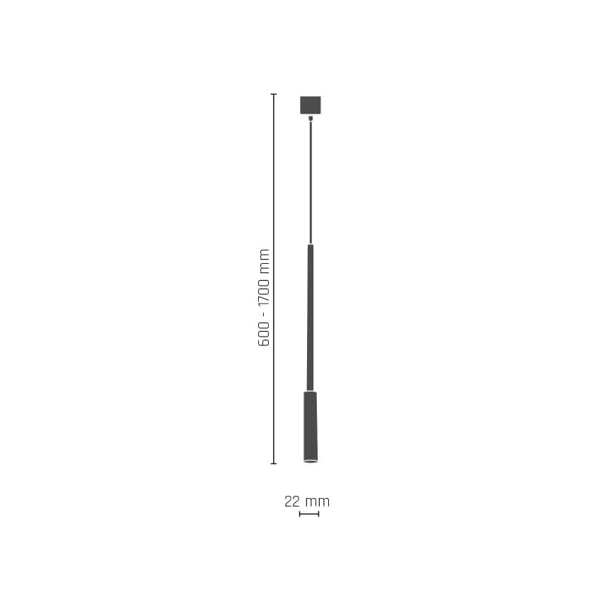 Amplex - Candelabro suspenso 1xG9/10W/230V