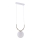 Amplex - Candelabro suspenso 1xE14/15W/230V preto