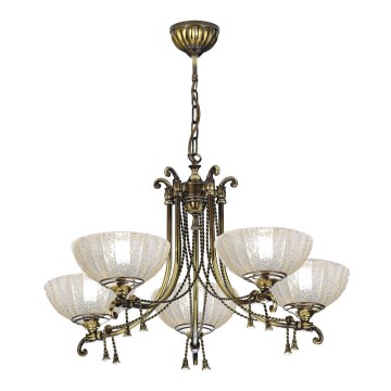 Amplex - Candelabro suspenso 5xE27/10W/230V