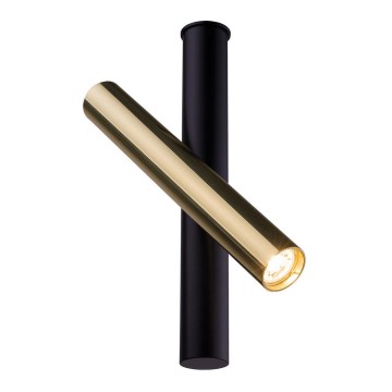 Amplex - Foco 1xGU10-MR11/15W/230V preto/dourado