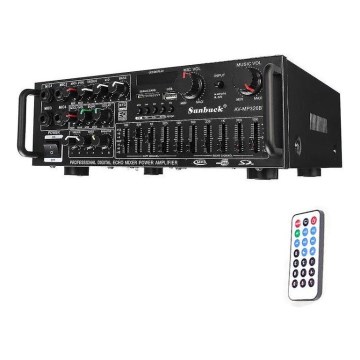 Amplificador com equalizador e leitor de MP3