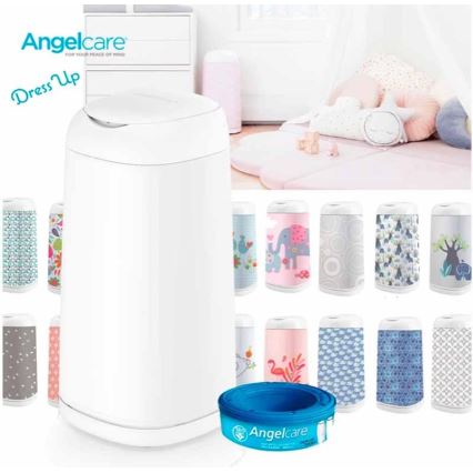 Angelcare - Caixote do lixo para fraldas DRESS UP + 1 recarga