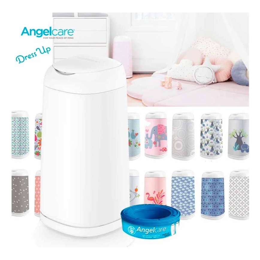 Angelcare - Caixote do lixo para fraldas DRESS UP + 1 recarga