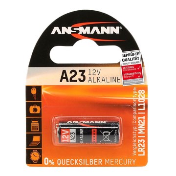 Ansmann 04678 - A 23 - Pilha alcalina A23/LR23/LRV08, 12V