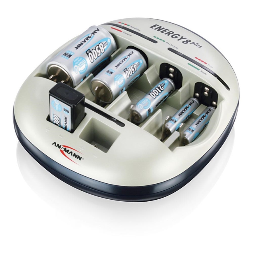 Ansmann 08576 Energy 8 Plus - carregador de bateria