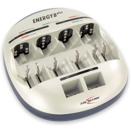 Ansmann 08576 Energy 8 Plus - carregador de bateria