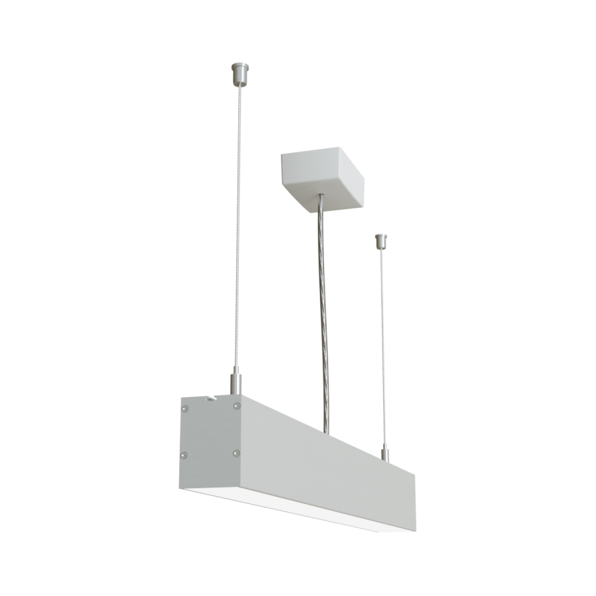 APLED - Candelabro suspenso LED LOOK LED/23W/230V 4000K 60 cm prateado