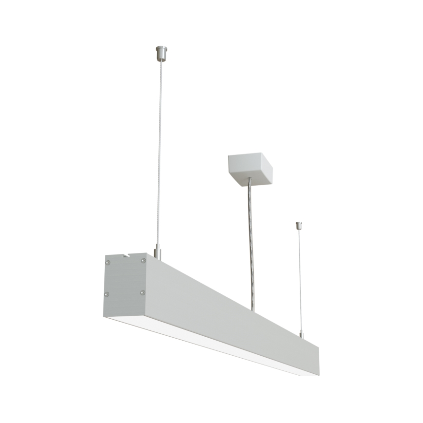 APLED - Candelabro suspenso LED LOOK LED/46W/230V 4000K 120 cm prateado