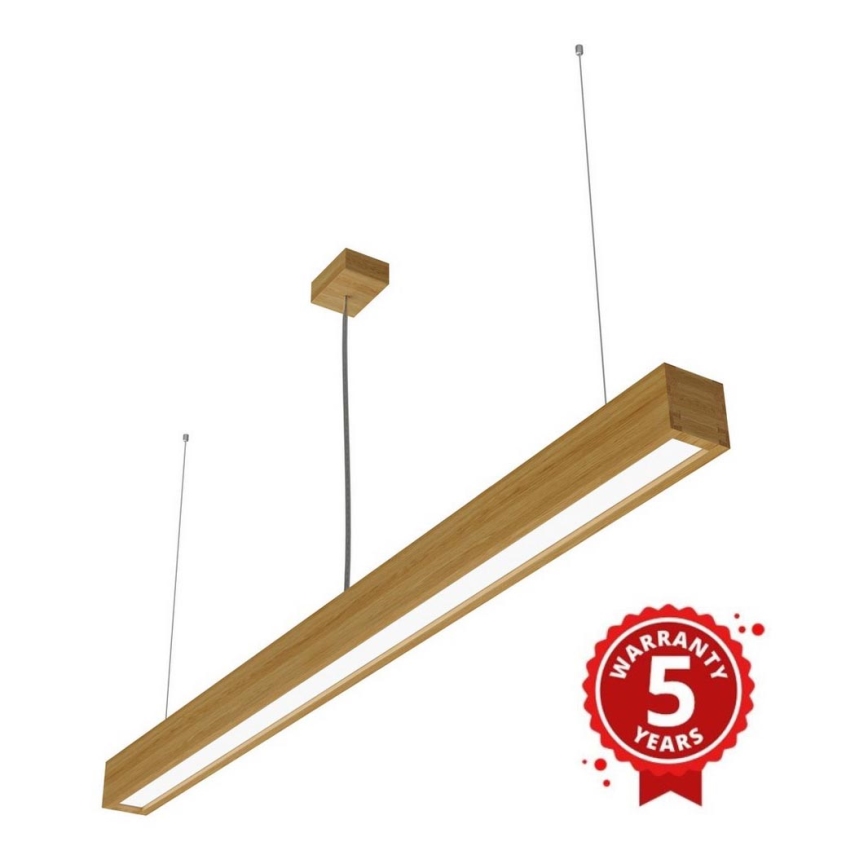 APLED - Candelabro suspenso LED LOOK LED/48W/230V 4000K 150 cm carvalho