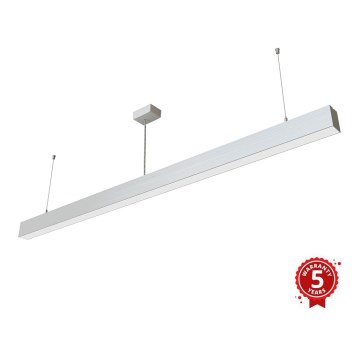 APLED - Candelabro suspenso LED LOOK LED/58W/230V 4000K 150 cm prateado