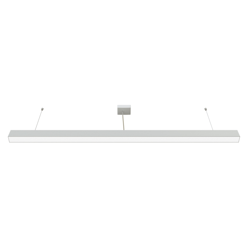 APLED - Candelabro suspenso LED LOOK LED/58W/230V 4000K 150 cm prateado