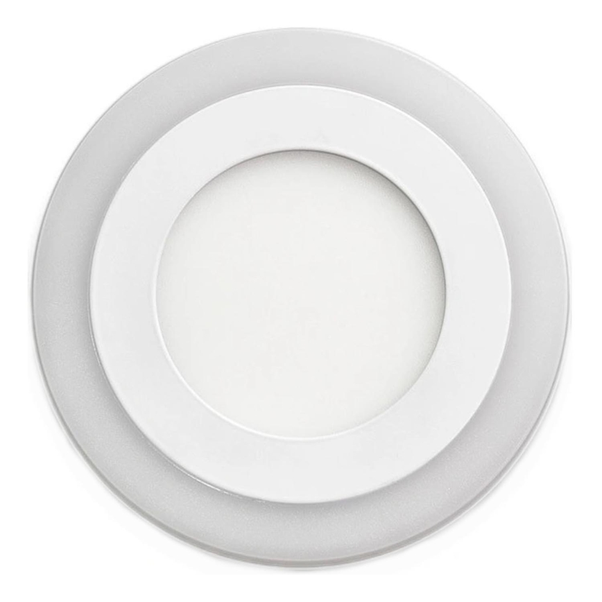 APLED - Foco de encastrar LED para casa de banho  RONDO DUO LED/4W + LED/12W/230V IP41 3000/4000K diâmetro 19,5 cm branco