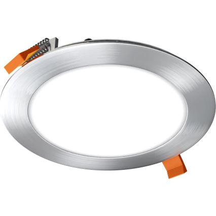 APLED - Foco de encastrar LED para casa de banho  RONDO LED/12W/230V IP40 diâmetro 17 cm cromado mate