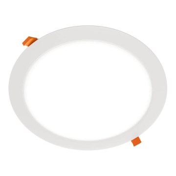APLED - Foco de encastrar LED para casa de banho  RONDO LED/24W/230V IP40 diâmetro 30 cm branco