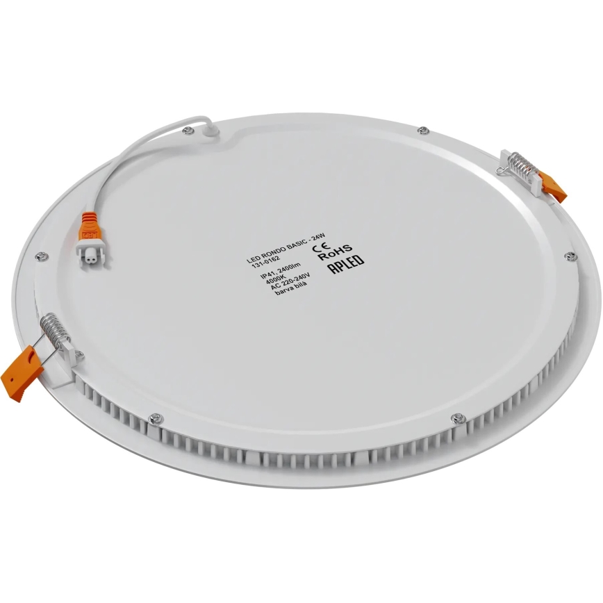 APLED - Foco de encastrar LED para casa de banho  RONDO LED/24W/230V IP40 diâmetro 30 cm branco