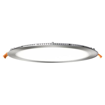 APLED - Foco de encastrar LED para casa de banho  RONDO LED/24W/230V IP40 diâmetro 30 cm cromado mate
