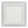APLED - Foco de encastrar LED para casa de banho  SQUARE DUO LED/4W + LED/12W/230V IP41 3000/4000K 19,5x19,5 cm branco