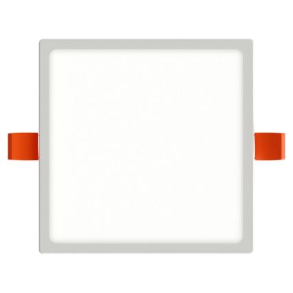 APLED - Foco de encastrar LED SQUARE SLIM LED/16W/230V 14,5x14,5 cm branco
