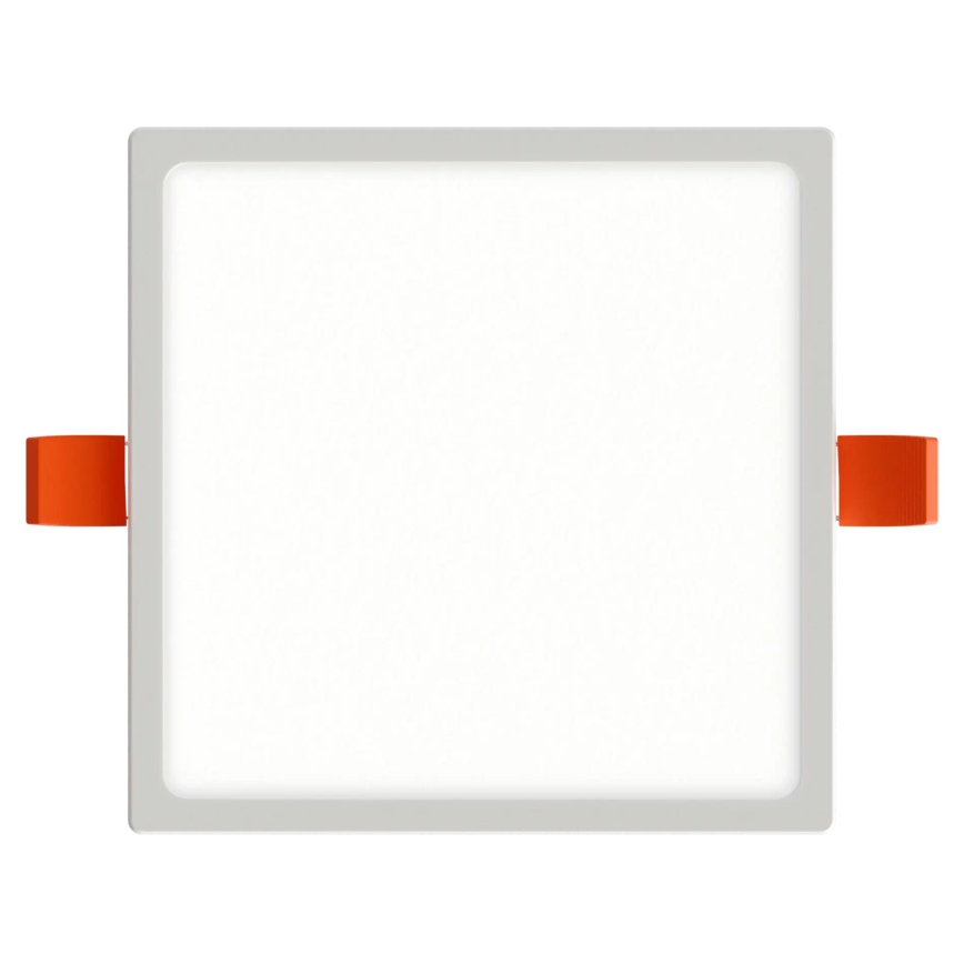 APLED - Foco de encastrar LED SQUARE SLIM LED/16W/230V 14,5x14,5 cm branco
