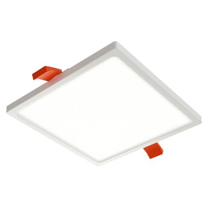 APLED - Foco de encastrar LED SQUARE SLIM LED/16W/230V 14,5x14,5 cm branco
