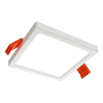 APLED - Foco de encastrar LED SQUARE SLIM LED/8W/230V 9x9 cm branco