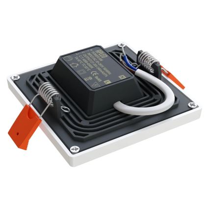 APLED - Foco de encastrar LED SQUARE SLIM LED/8W/230V 9x9 cm branco