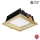 APLED - Foco de encastrar LED SQUARE WOODLINE LED/6W/230V 4000K 12x12 cm pinho madeira maciça