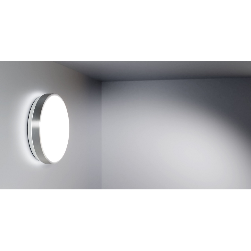 APLED - Iluminação de teto LED com sensor LENS PP TRICOLOR LED/18W/230V IP44 2700 - 6500K 1210lm