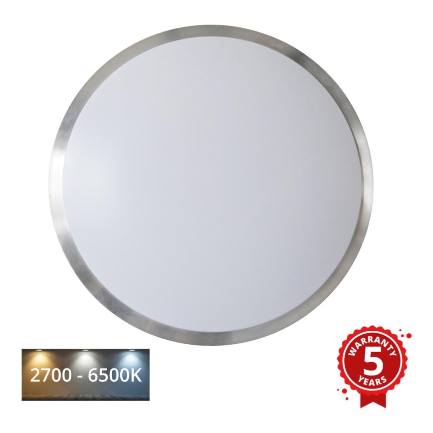 APLED - Iluminação de teto LED com sensor LENS PP TRICOLOR LED/18W/230V IP44 2700 - 6500K 1210lm