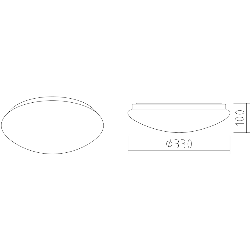 APLED - Iluminação de teto LED LENS P TRICOLOR LED/18W/230V IP41 2700 - 6500K 1210lm