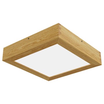 APLED - Iluminação de teto LED QUADRA LED/24W/230V carvalho