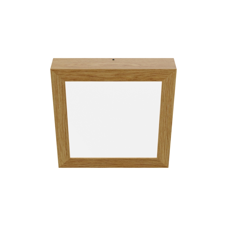 APLED - Iluminação de teto LED QUADRA LED/24W/230V carvalho