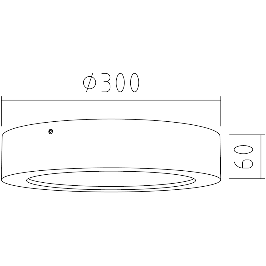 APLED - Iluminação de teto LED RONDO LED/24W/230V d. 30 cm madeira
